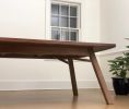 Compound Splayed Leg Dining Table in Quartersawn Walnut | Tables by Brian Holcombe Woodworker. Item composed of wood