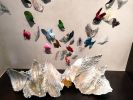 Follow The Wind Wherever It Blows | Wall Sculpture in Wall Hangings by Leisa Rich. Item composed of metal and synthetic