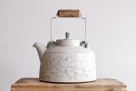 Blossoms Teapot with Textured mugs | Cups by Sarah Pike Pottery