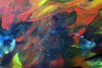 Ripple Effect | Oil And Acrylic Painting in Paintings by Taya Naumovich. Item composed of canvas in contemporary style