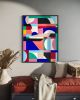 Kaleidescope - original acrylic painting | Oil And Acrylic Painting in Paintings by Jilli Darling. Item made of wood & canvas compatible with mid century modern and contemporary style