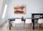 Afternoon in the Desert | Oil And Acrylic Painting in Paintings by Simona Gocan. Item composed of canvas compatible with contemporary style