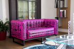 Yomi "Cocktail Ruka VI" Luminous Pink Sofa - By NEP | Couch in Couches & Sofas by MW Designer Furniture. Item made of synthetic