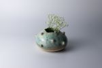 soft relief study vase 13 | Vases & Vessels by Ashley Perez. Item composed of ceramic in minimalism or contemporary style