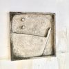 ‘Hidden’ w Patina | Sculptures by Greyya Jay. Item composed of wood and cement in minimalism or contemporary style