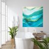 Private Collection:  Costal Charm | Oil And Acrylic Painting in Paintings by MELISSA RENEE fieryfordeepblue  Art & Design. Item composed of wood and synthetic