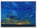 Mara Nights | Oil And Acrylic Painting in Paintings by ArtbyPunam. Item made of canvas & synthetic