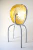 Bold White Floor Lamp - IC 17 by Studio Josha | Lamps by Studio Josha. Item composed of steel and fiber in contemporary or eclectic & maximalism style