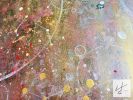 Gold Framed Metallic Rose Gold Wall Art | Oil And Acrylic Painting in Paintings by NAMYOONSOOART. Item composed of wood and synthetic