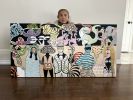 The View | Oil And Acrylic Painting in Paintings by Diana Rosa. Item made of canvas