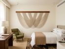 VEIL No.1 Extra Large Modern Macrame Wall Hanging & Fiber Ar | Wall Hangings by Puvor. Item made of cotton works with boho & minimalism style