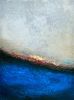 Slate Wave | Mixed Media by Alyson Storms | Seattle in Seattle. Item made of canvas with synthetic