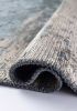 Rapture (Kindred) Light Blue Silver Area Rug | Rugs by WOVEN CONCEPTS | ICF in New York. Item made of fiber works with minimalism & contemporary style