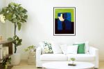Ng 46r | Oil And Acrylic Painting in Paintings by Luis Medina. Item made of paper works with minimalism & contemporary style