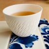 White Teacup | Drinkware by Sasha Wardell. Item composed of stoneware