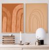 Abstract Print Wall Art Set, Framed Option | Prints by forn Studio by Anna Pepe. Item composed of paper