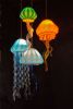 Jellyfish Pendant Lamps | Pendants by Rick Strini. STRINI ART GLASS. Item composed of glass