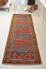 Narrow Runner with Fruit Punch and Ice Blue | Rugs by The Loom House