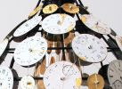 Kintsugi Pocket Watch Pendant Light #2 | Pendants by Rachel Leibman. Item made of metal