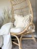 Ivory  fringe boho pillow cover | Sham in Linens & Bedding by Willona and Loom. Item composed of cotton in boho or modern style