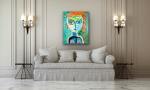 Louise | Sold | Oil And Acrylic Painting in Paintings by Aleea Jaques ,