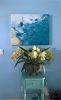 Riding the Wave Acrylic Contemporary Abstract | Oil And Acrylic Painting in Paintings by Strokes by Red - Red (Linda Harrison). Item made of canvas