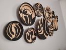 10 Pieces Natural Baskets for Boho Wall Decor | Decorative Plate in Decorative Objects by Sarmal Design. Item composed of bamboo in boho or contemporary style