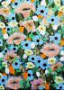 Original Floral Painting - MAGICAL SUMMER BLOOMS | Oil And Acrylic Painting in Paintings by Marinela Puscasu. Item compatible with contemporary and country & farmhouse style