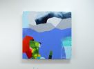 Pussycat Afternoon | Oil And Acrylic Painting in Paintings by Claire Desjardins. Item made of canvas & synthetic