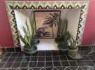 Monstera Deliciosa | Etching in Paintings by Joanne Beaule Ruggles