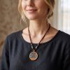 Acalanatha Thangka Pendant Zodiac Rooster Amulet Art | Ornament in Decorative Objects by Dynasty Artisan. Item composed of metal compatible with contemporary and eclectic & maximalism style