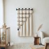 LUNA COLUMN No.1 | Modern Wall Hanging & Contemporary Art | Macrame Wall Hanging in Wall Hangings by Puvor. Item composed of wood & cotton compatible with boho and minimalism style
