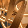 Helium Molecule | Chandeliers by Art of Plants and Elliptic Designs. Item made of wood