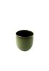 Handmade Porcelain Coffee Cup With Gold Rim. Green | Drinkware by Creating Comfort Lab