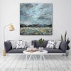 "Looking West To The Rockies" Original Acrylic Painting | Oil And Acrylic Painting in Paintings by Nora Harvey Artist | NAYÉ Beauty Lounge in Windsor. Item made of canvas works with contemporary & modern style