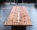 "The Harlan"  modern trestle dining table | Tables by Aaron Smith Woodworker. Item works with minimalism & contemporary style