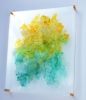 Custom Commission on Acrylic Plexiglass | Oil And Acrylic Painting in Paintings by Julie Pelaez Studios. Item composed of glass in contemporary or modern style