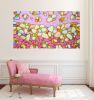 Pink and gold 2 | Oil And Acrylic Painting in Paintings by IRYNA KASTSOVA. Item made of canvas works with art deco & modern style