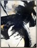 Yesterday Ended Last Night - gold, black and white abstract | Oil And Acrylic Painting in Paintings by Lynette Melnyk. Item composed of canvas and synthetic
