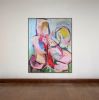 Uncovered III | Oil And Acrylic Painting in Paintings by Elisa Gomez Art. Item composed of canvas in contemporary or eclectic & maximalism style