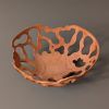 Abstract Holey Bowl 4 | Decorative Bowl in Decorative Objects by Wood Alchemist Studio. Item made of wood works with modern style