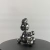 Small Stainless Steel Bear 'Sandy' | Sculptures by IRENA TONE. Item composed of steel in minimalism or art deco style