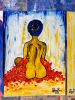Colores de sensualidad 14 | Oil And Acrylic Painting in Paintings by Elena Parau. Item composed of paper compatible with contemporary and country & farmhouse style