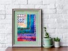 Emerald carpet | Oil And Acrylic Painting in Paintings by Elena Parau. Item made of canvas works with boho & contemporary style