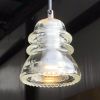 Insulator Light Pendant | Pendants by RailroadWare Lighting Hardware & Gifts | KEEN Garage in Portland. Item made of glass works with country & farmhouse & eclectic & maximalism style