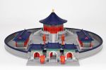 Temple of Heaven: Imperial Vault & Echo Wall Wood Diorama | Sculptures by Dynasty Artisan. Item composed of wool in contemporary or eclectic & maximalism style