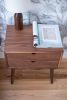 Solid Walnut Nightstand / Bedside Table | Tables by ColombeFurniture. Item composed of maple wood