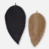 Set of Leaves sculptures- Designer's favourite | Macrame Wall Hanging in Wall Hangings by YASHI DESIGNS. Item made of cotton compatible with mid century modern and contemporary style