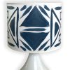 Aztec Alliance Lampshade | Lighting by Robin Ann Meyer. Item made of fabric with metal works with minimalism & mid century modern style