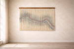 Moder Fiber Art – Zorke 29-neutral wall art | Macrame Wall Hanging in Wall Hangings by Olivia Fiber Art. Item made of wood with wool works with boho & minimalism style